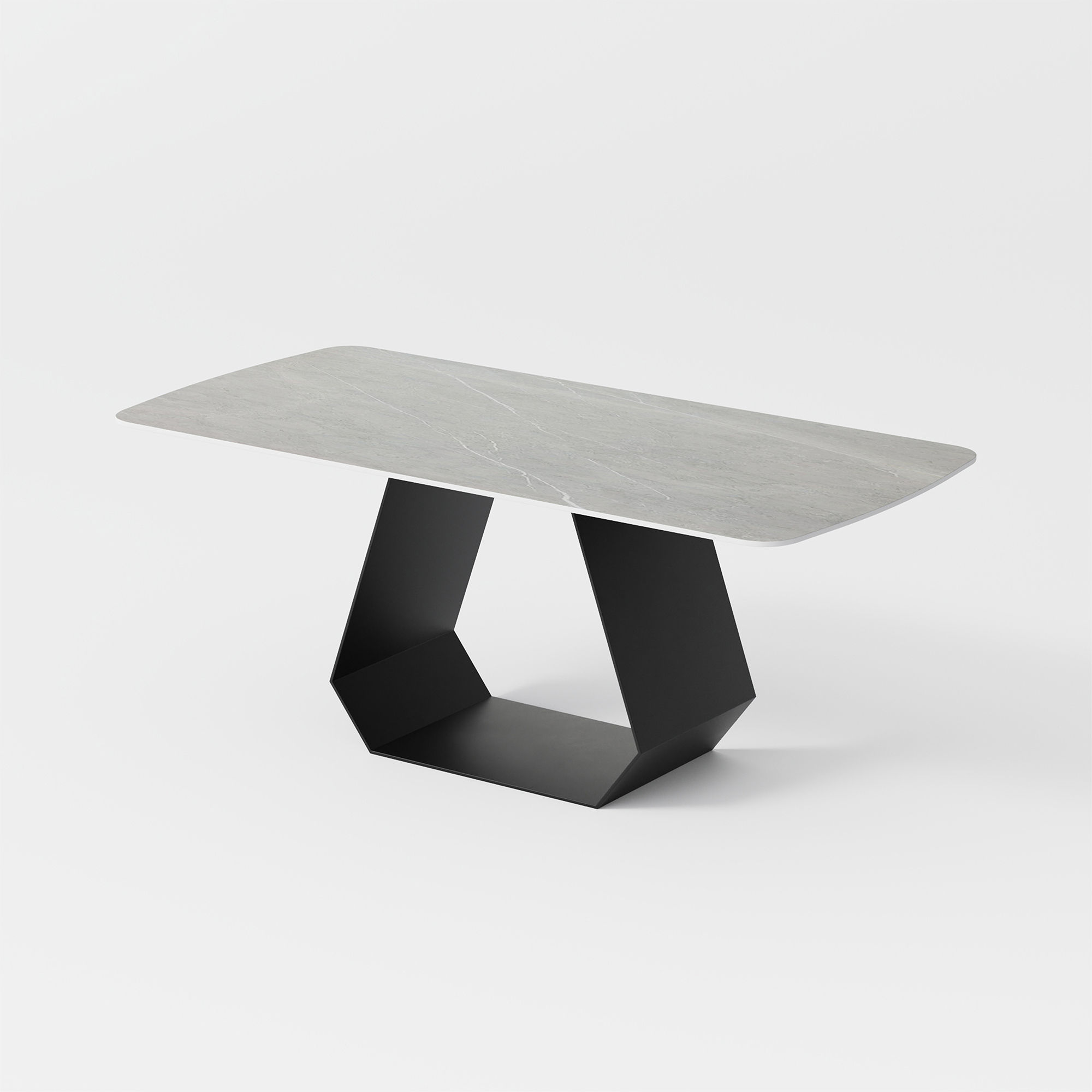 Sintered Stone Gray Sintered Stone Dining Tables