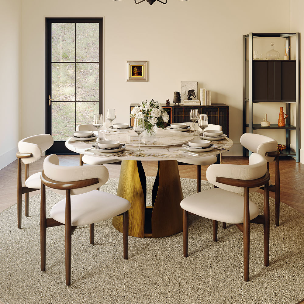 Sintered Stone Pandora & Bronze Sintered Stone Dining Tables