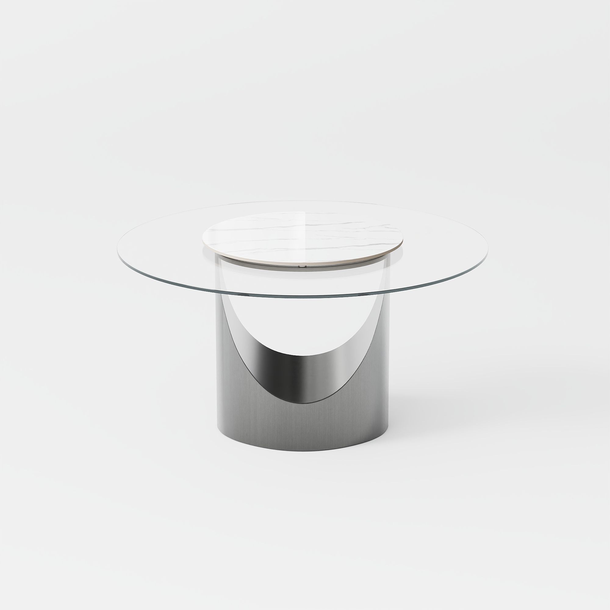 Clear Tempered Glass Dining Tables