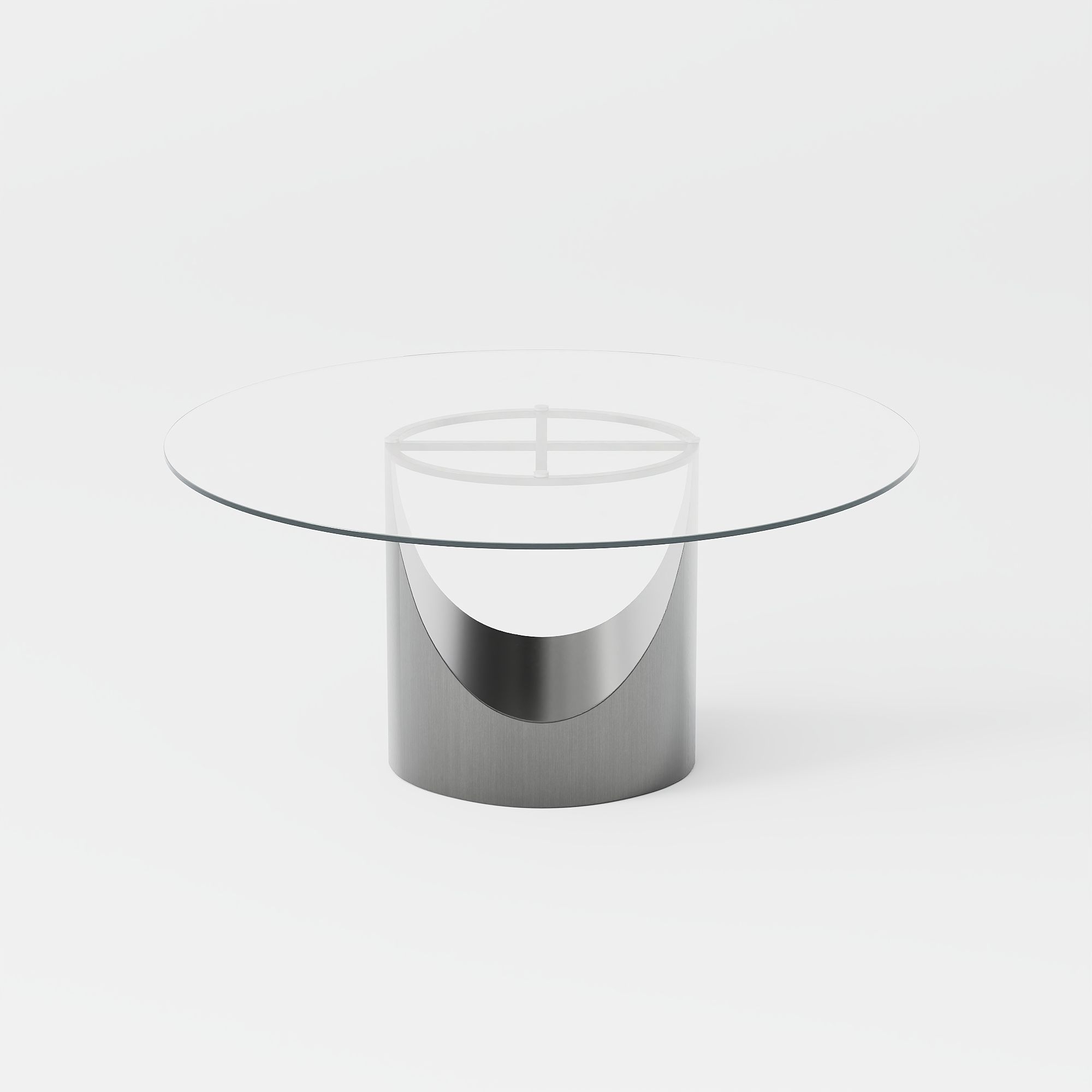 for 4 Clear & Gray Tempered Glass Dining Tables