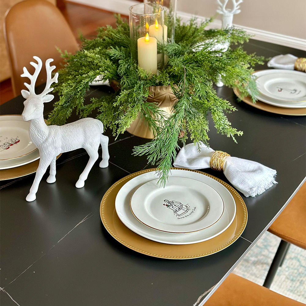 Sintered Stone Matte Black Sintered Stone Dining Tables