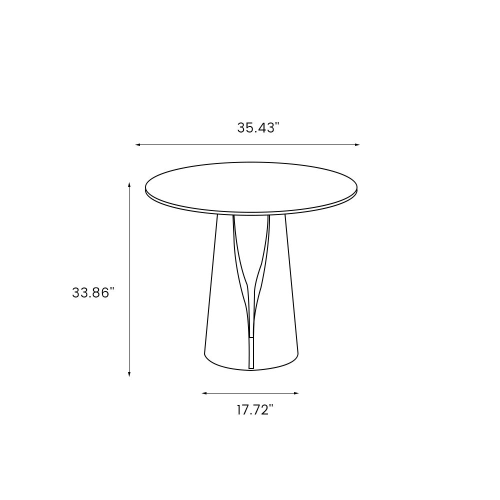 for 4 White & Black Glossy Sintered Stone Dining Tables