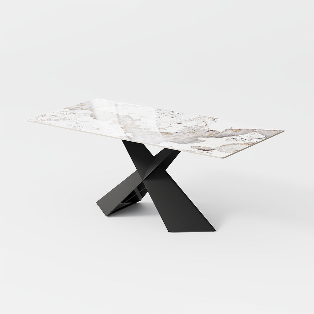 Sintered Stone Pandora Glossy Sintered Stone Dining Tables