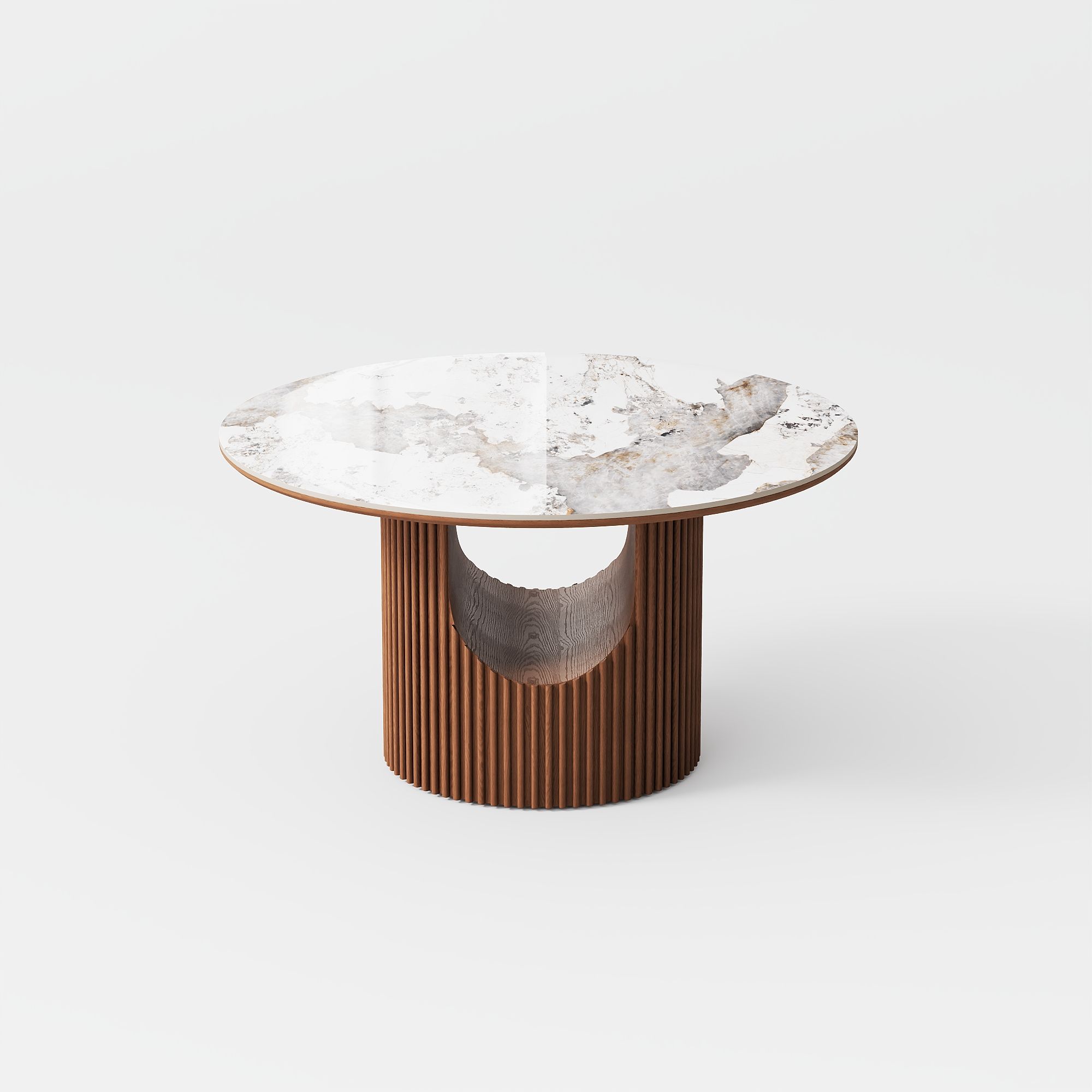 Wood Leg Pandora & Walnut Solid Wood Dining Tables