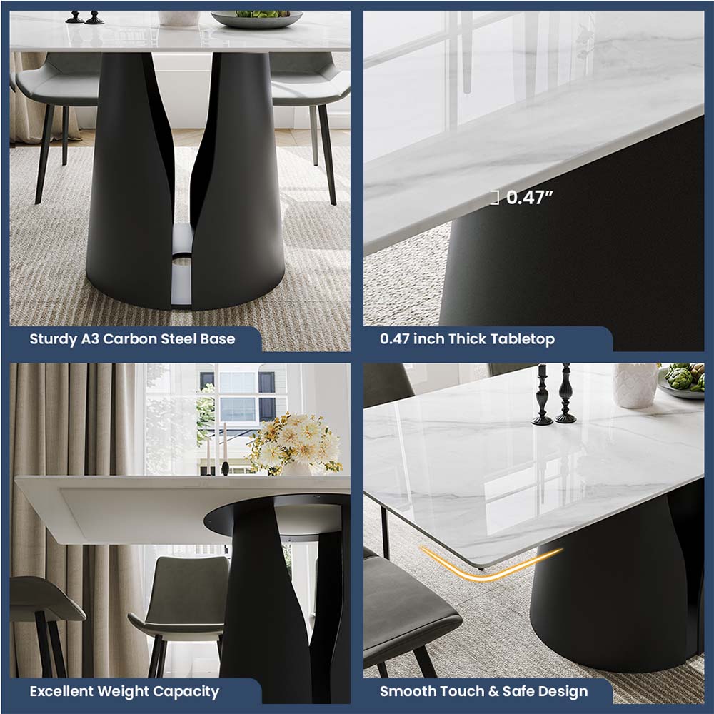 for 8 Pandora Sintered Stone Dining Tables