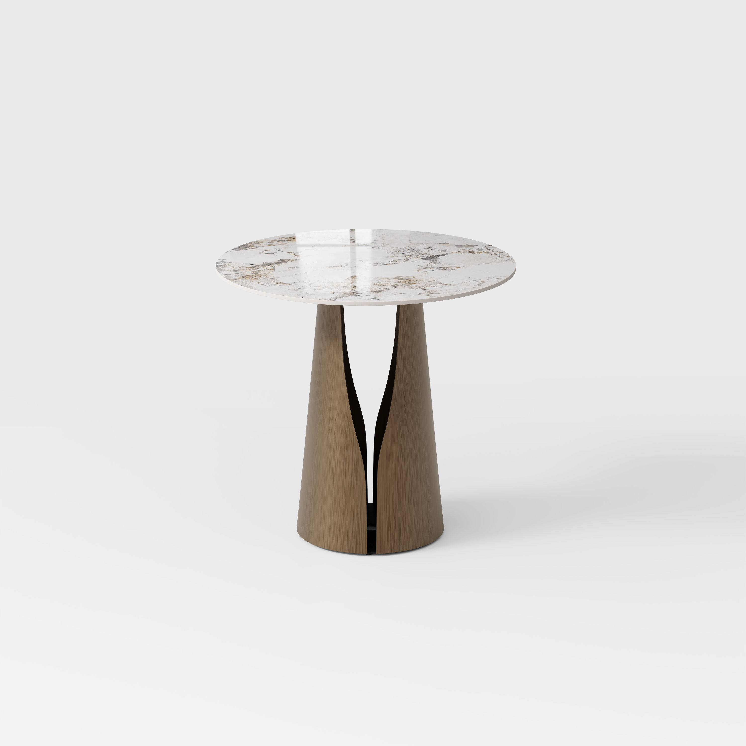 Sintered Stone Pandora & Bronze Glossy Sintered Stone Dining Tables