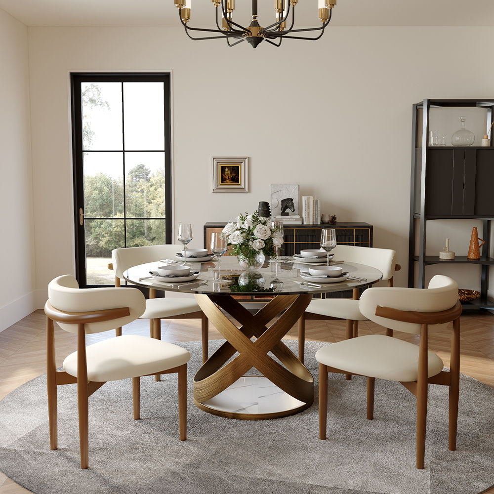 Glass Clear Tempered Glass Dining Tables