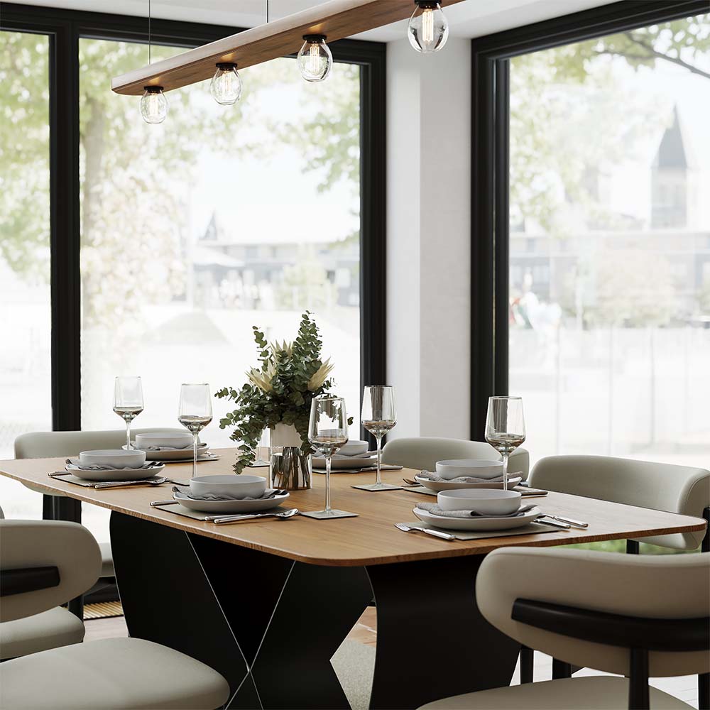 Walnut Color Plywood Dining Tables