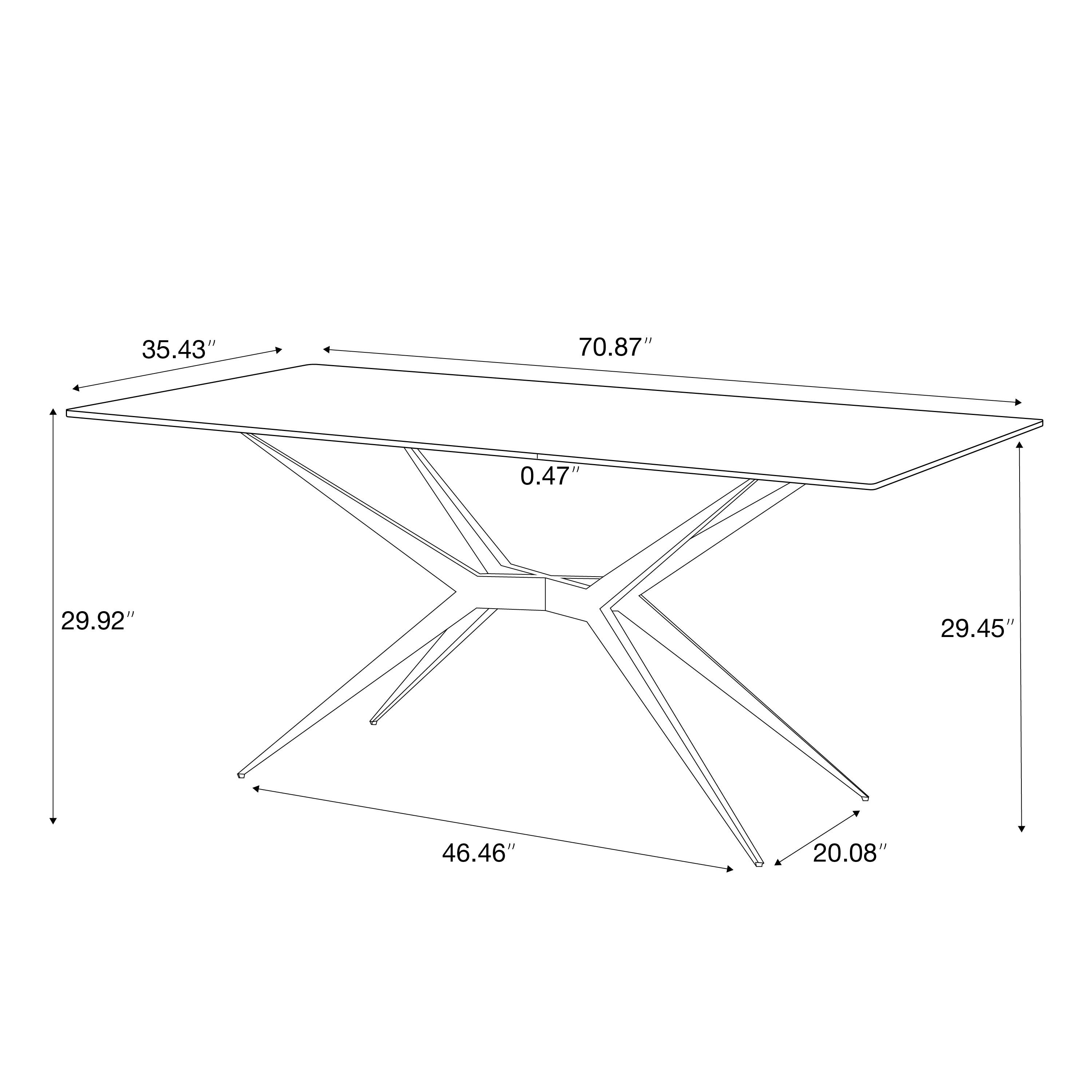 White & Gold Glossy Sintered Stone Dining Tables