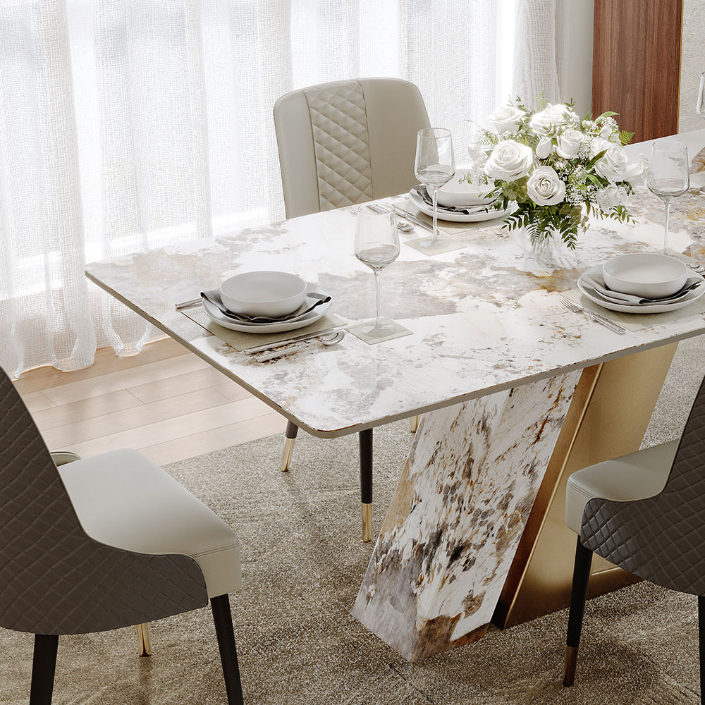 Modern Pandora Sintered Stone Dining Tables