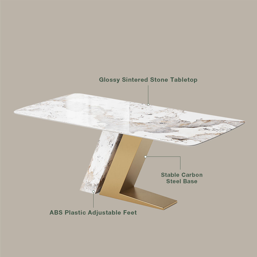 Base Pandora Sintered Stone Dining Tables