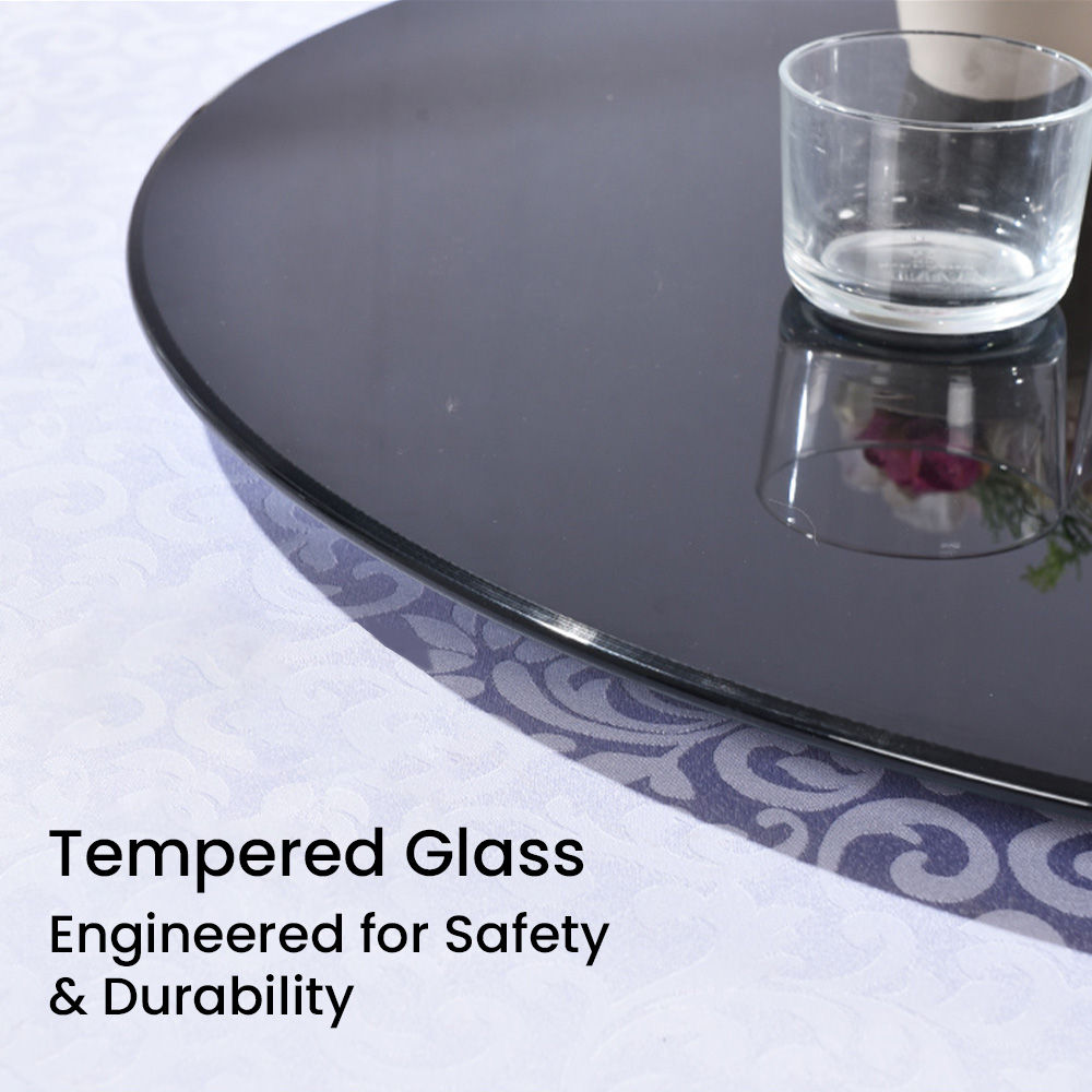 Smoked Gray Tempered Glass Dining Tables