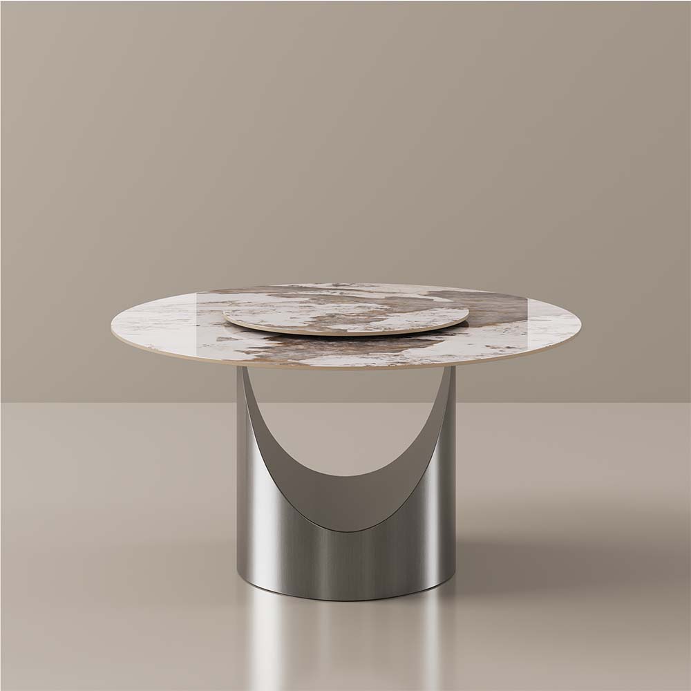 Pandora Glossy Sintered Stone Dining Tables