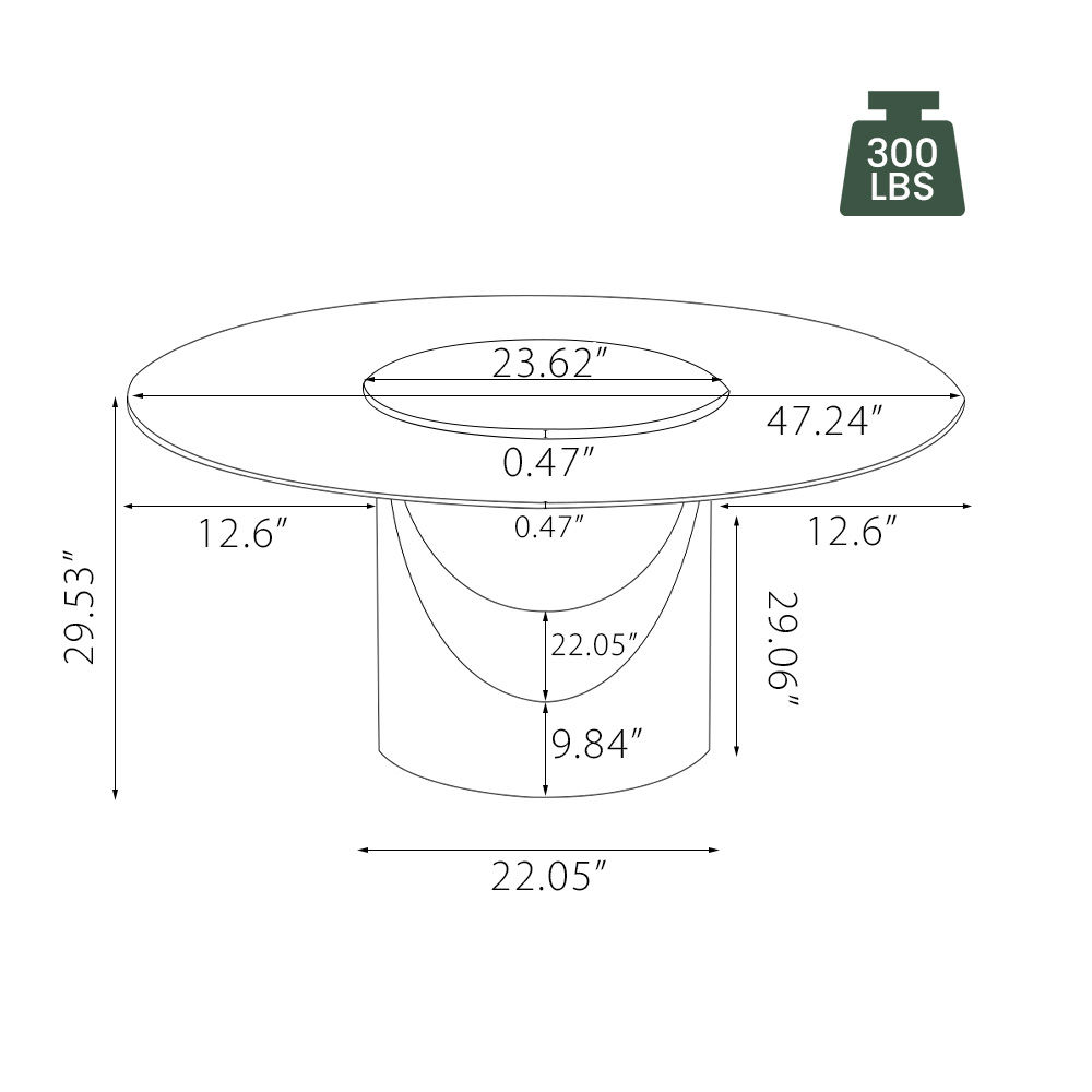 Modern White Glossy Sintered Stone Dining Tables