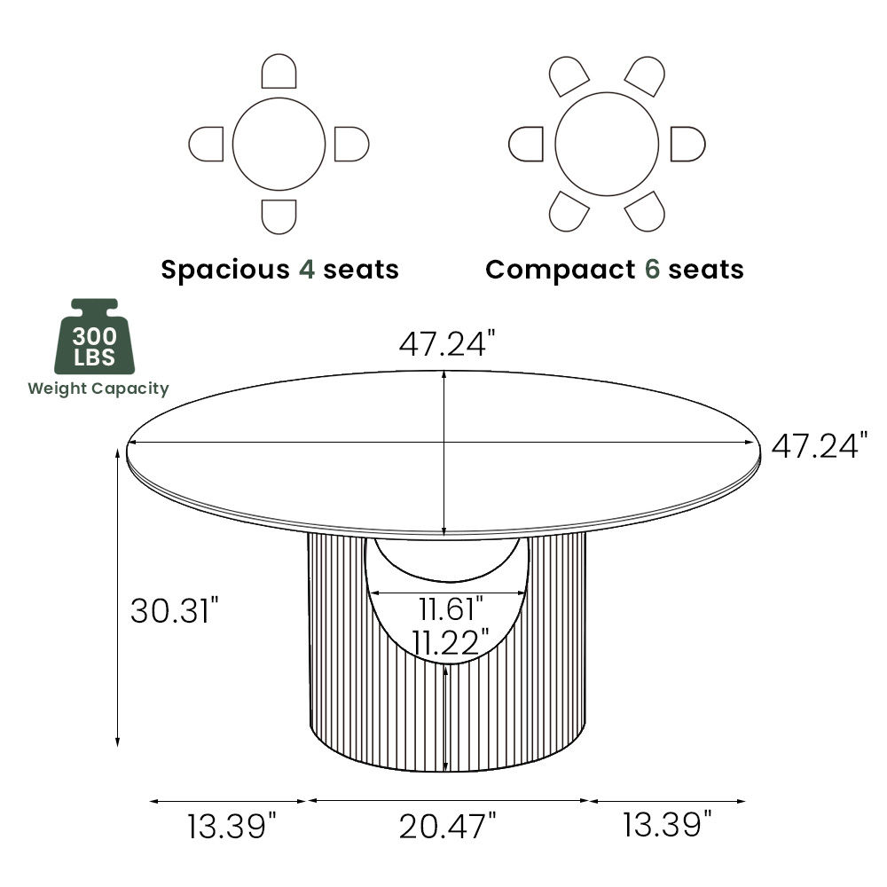 Glossy Sintered Stone Pandora & Walnut Sintered Stone & Plywood Dining Tables