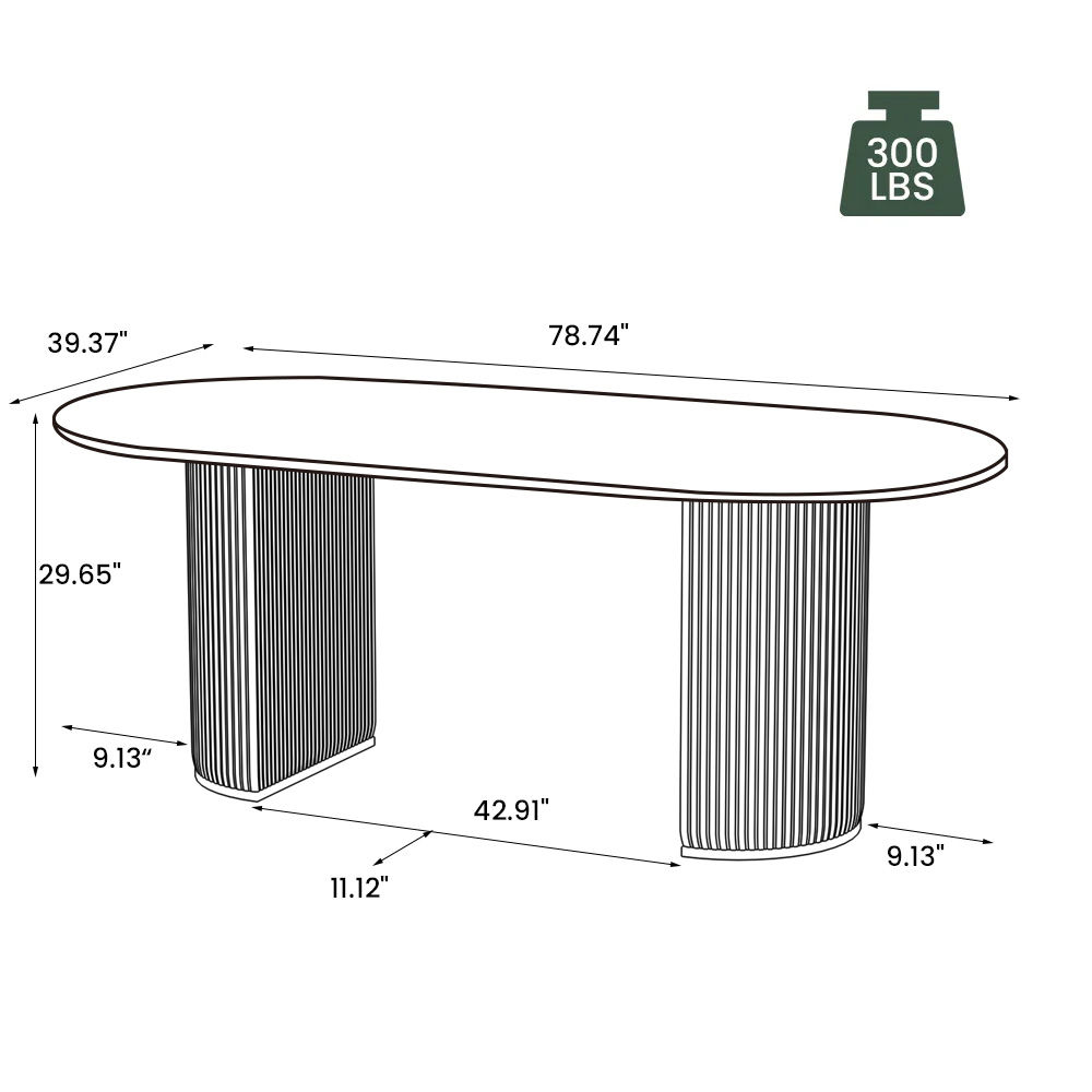 PU Leather Pandora Glossy Sintered Stone Dining Tables