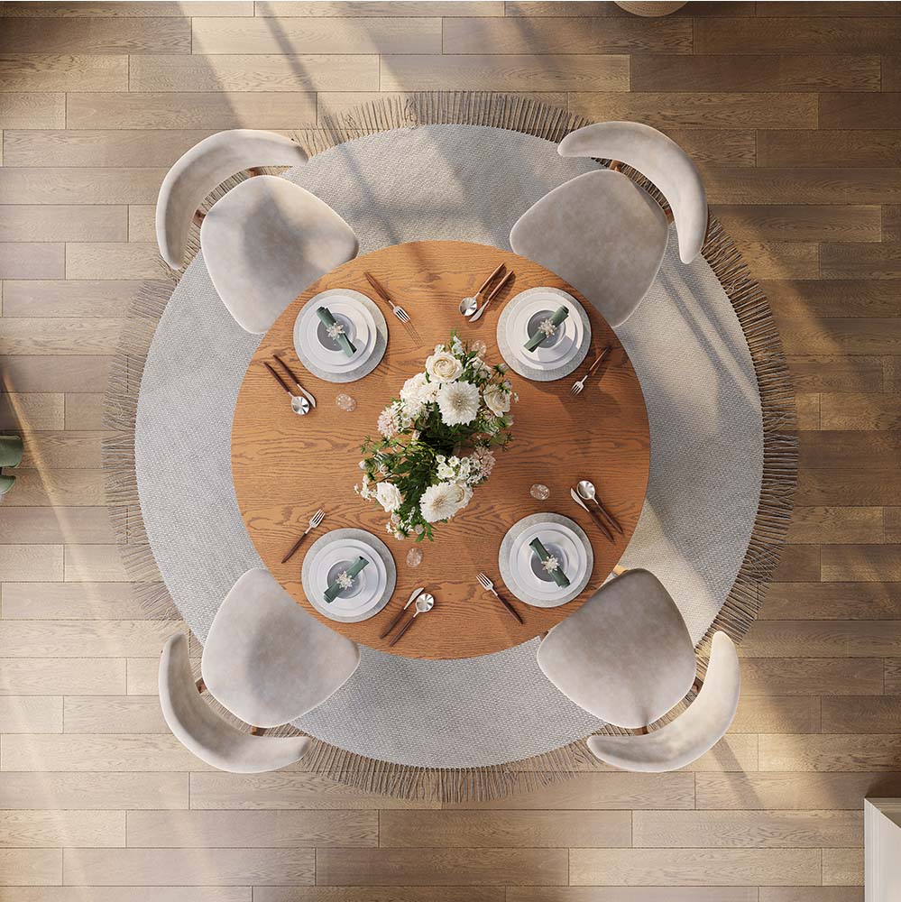 Kitchen Walnut Color Plywood Dining Tables