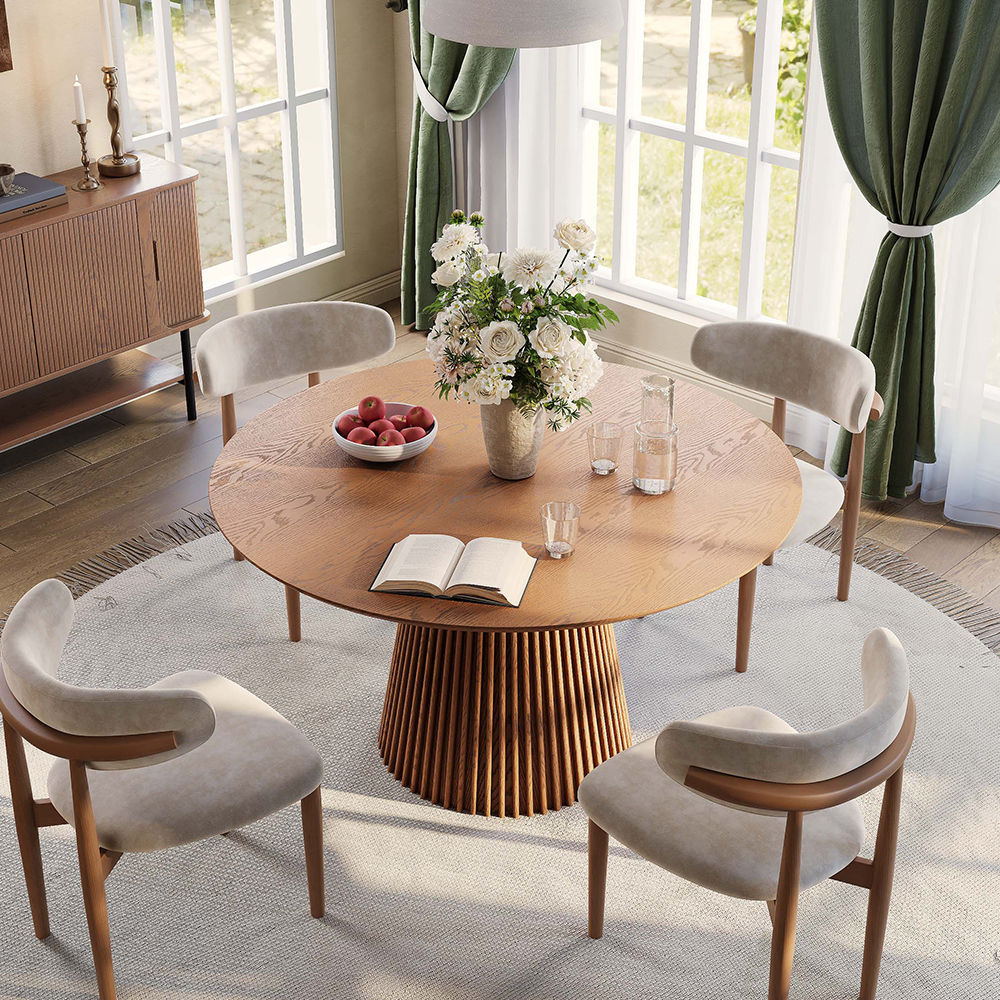Walnut Color Walnut Color Plywood Dining Tables