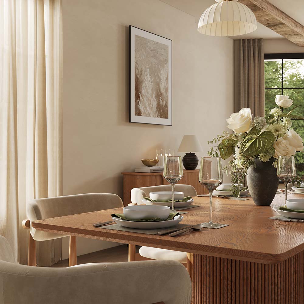 Walnut Color Walnut Color MDF Dining Tables