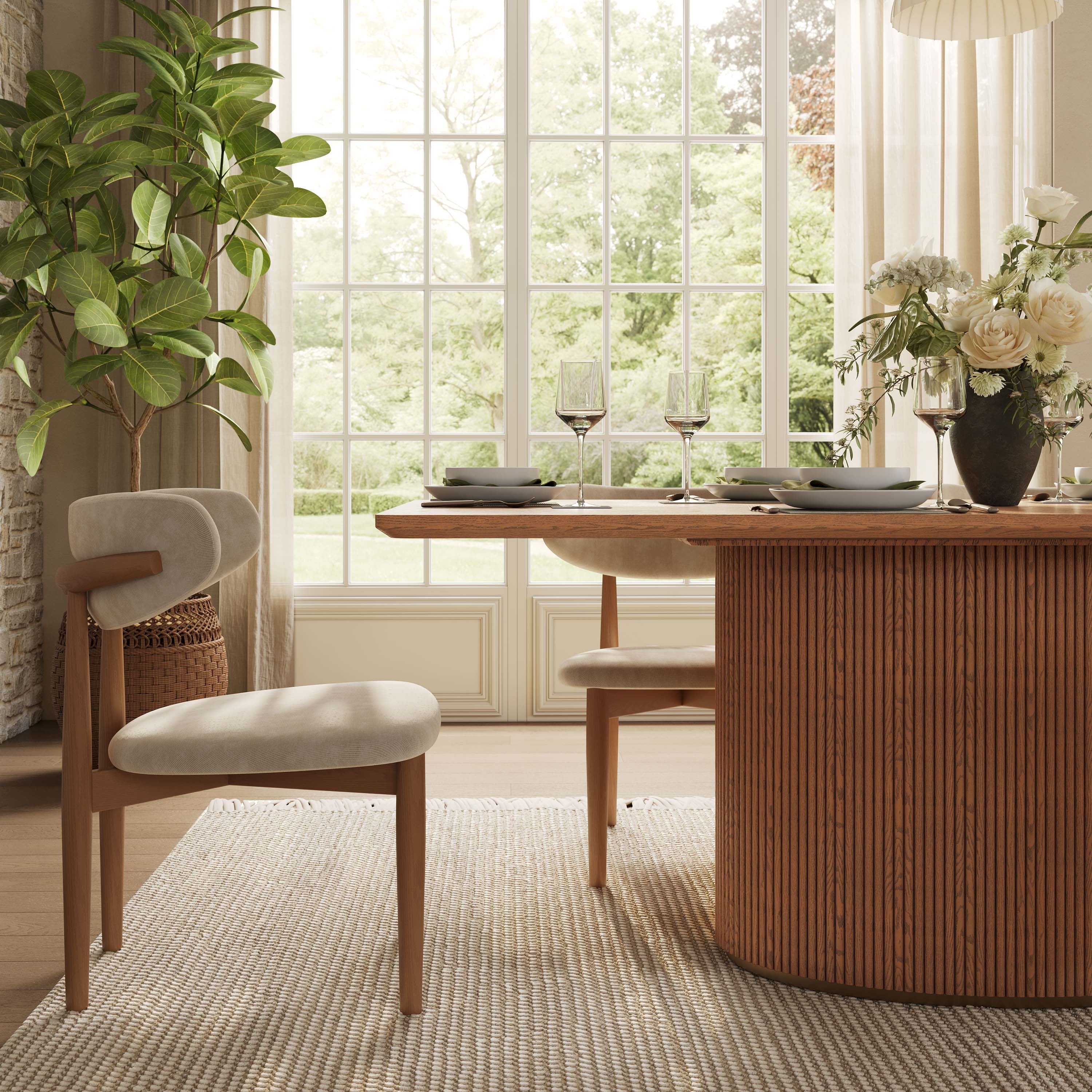 Walnut Color Walnut Color MDF Dining Tables