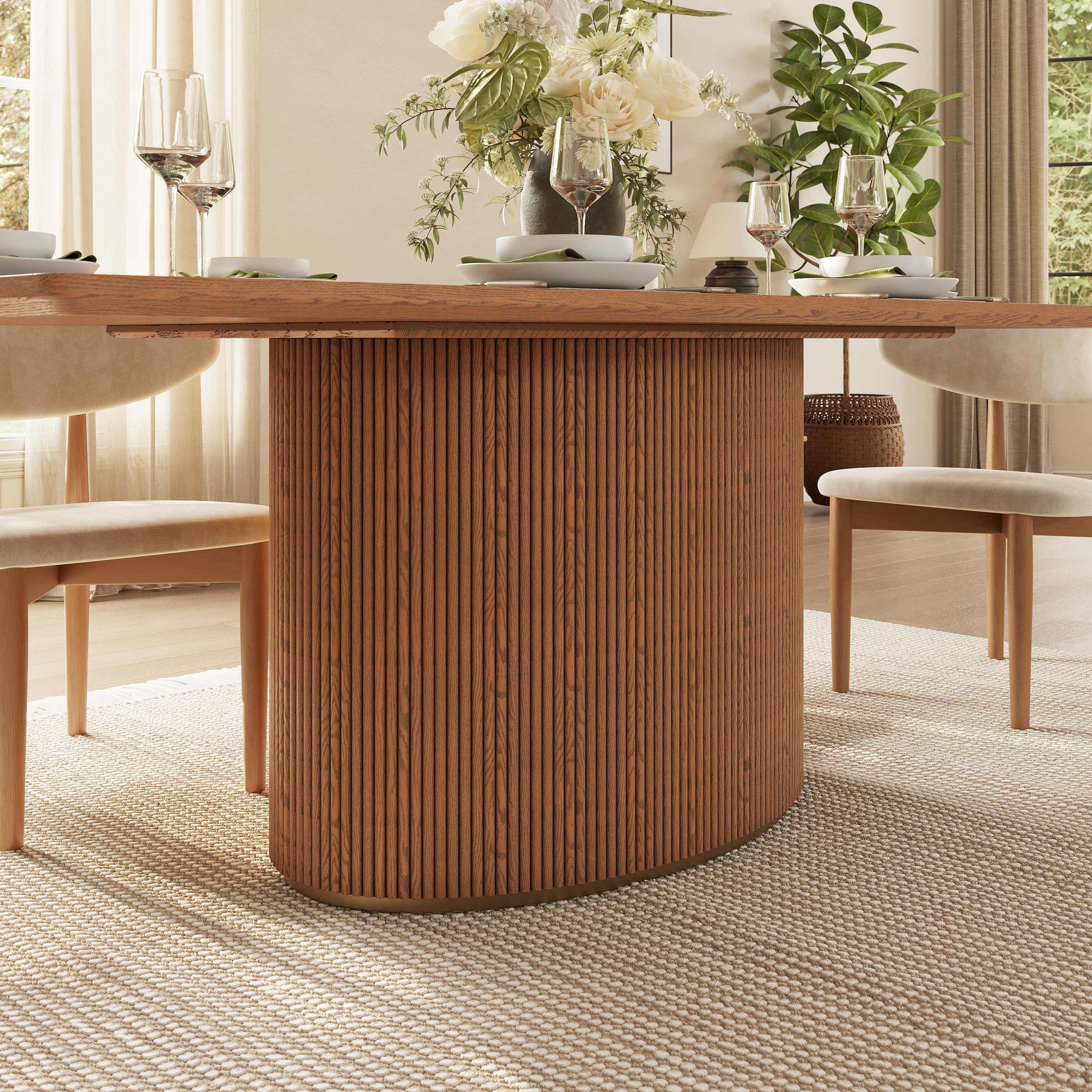 Walnut Color Walnut Color MDF Dining Tables