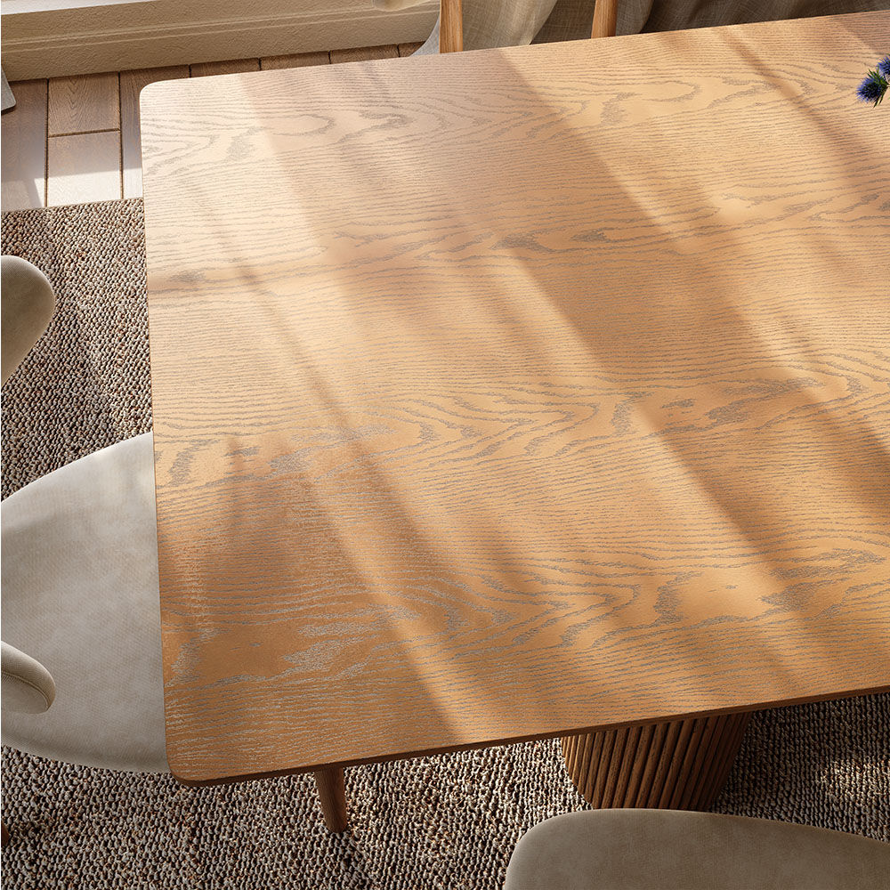 Living Spaces Walnut Color MDF Dining Tables
