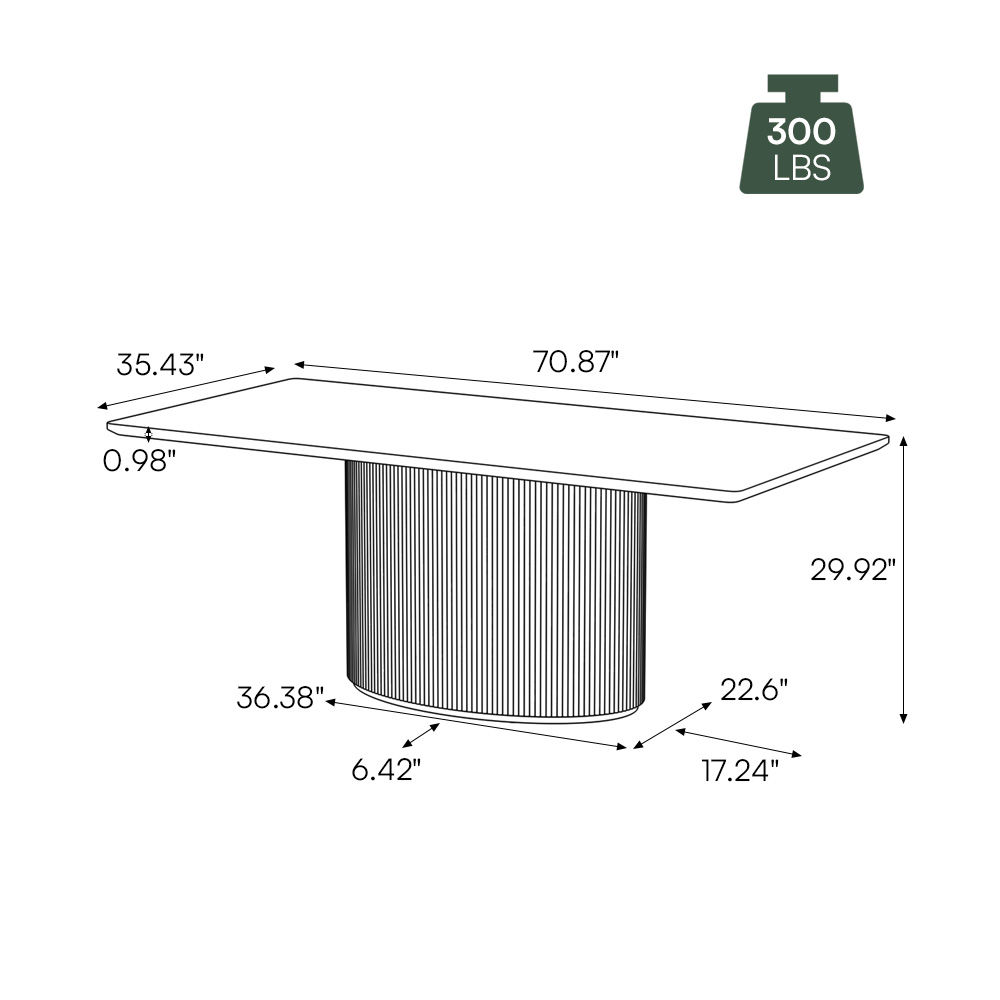 Walnut Color Walnut Color MDF Dining Tables