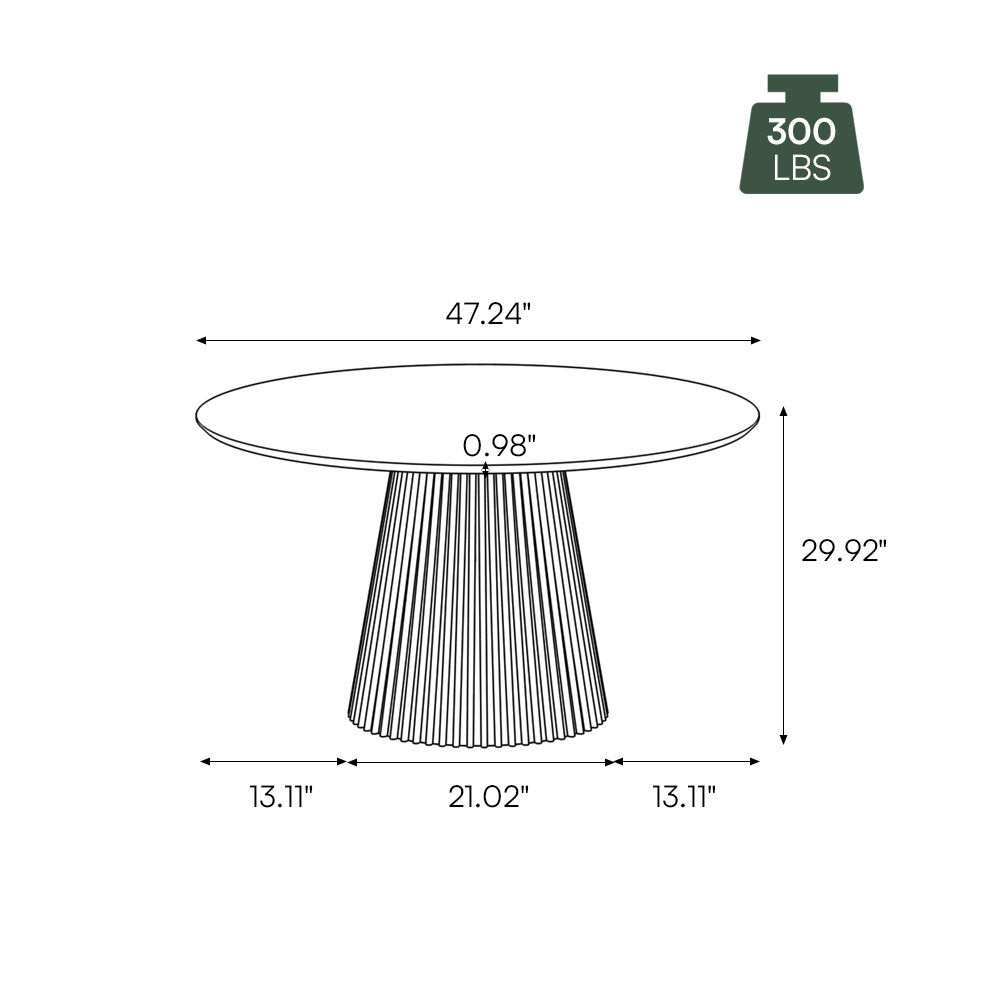 Seats 4 Walnut Color Plywood Dining Tables