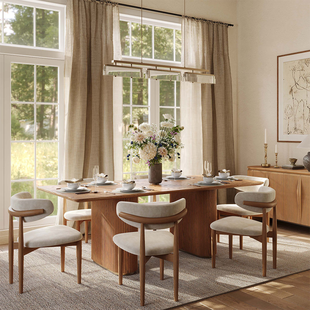 Walnut Color Walnut Color MDF Dining Tables