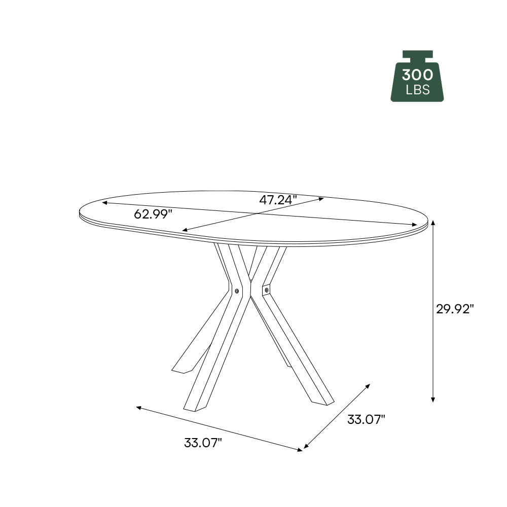 Cross Legs White & Bronze Glossy Sintered Stone Dining Tables
