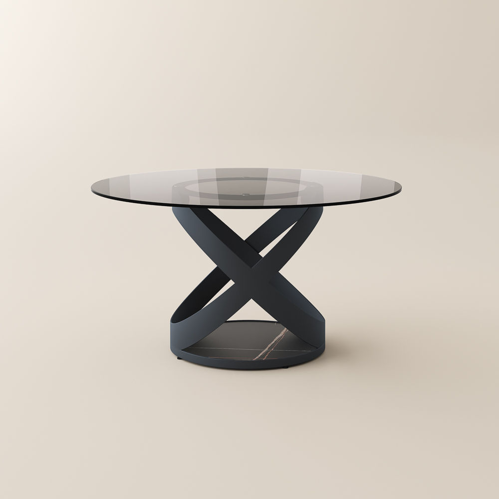 for 4 Smoked Gray Tempered Glass Dining Tables