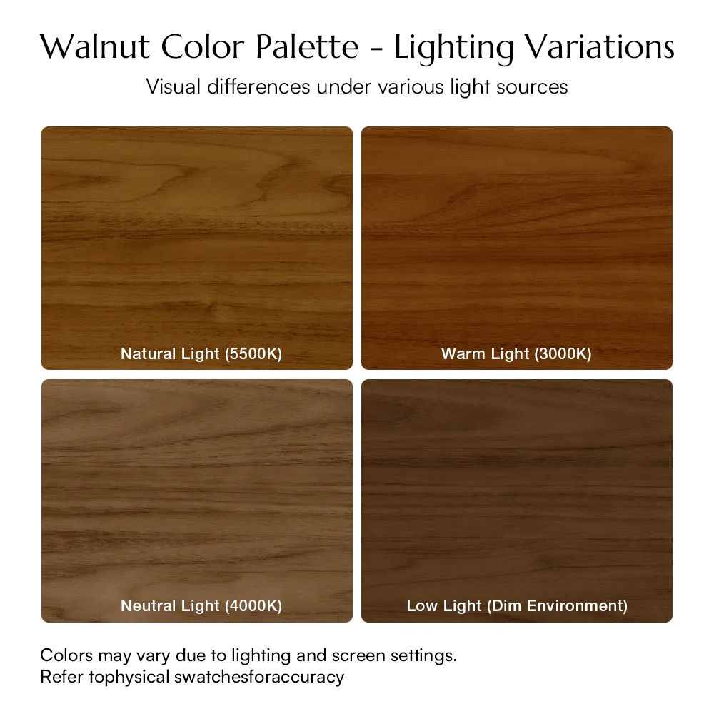 Carbon Steel Walnut Color Plywood Dining Tables