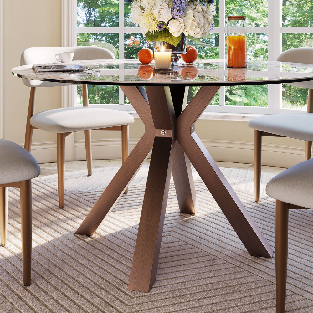 Pandora Glossy Sintered Stone Dining Tables