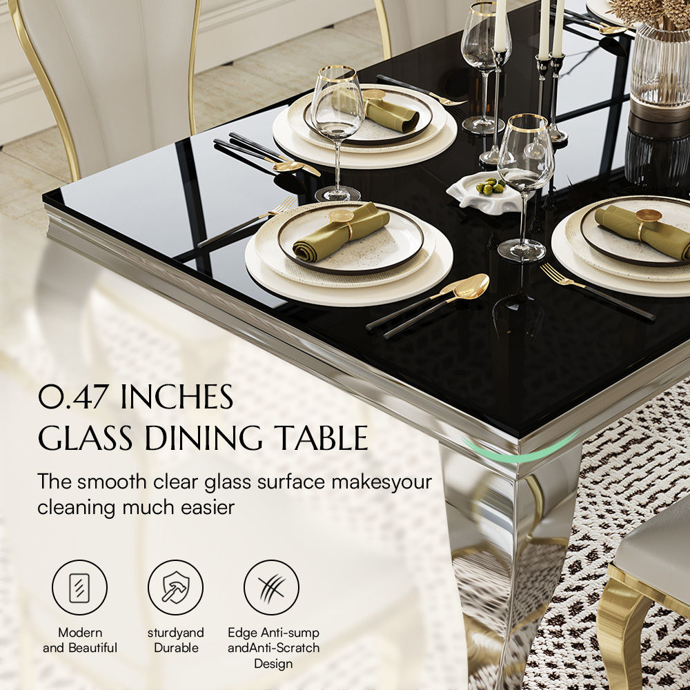 Rectangular Glass Dining Tables