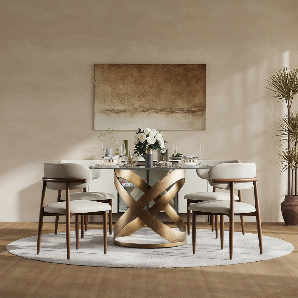 for 6 Clear Tempered Glass Dining Tables