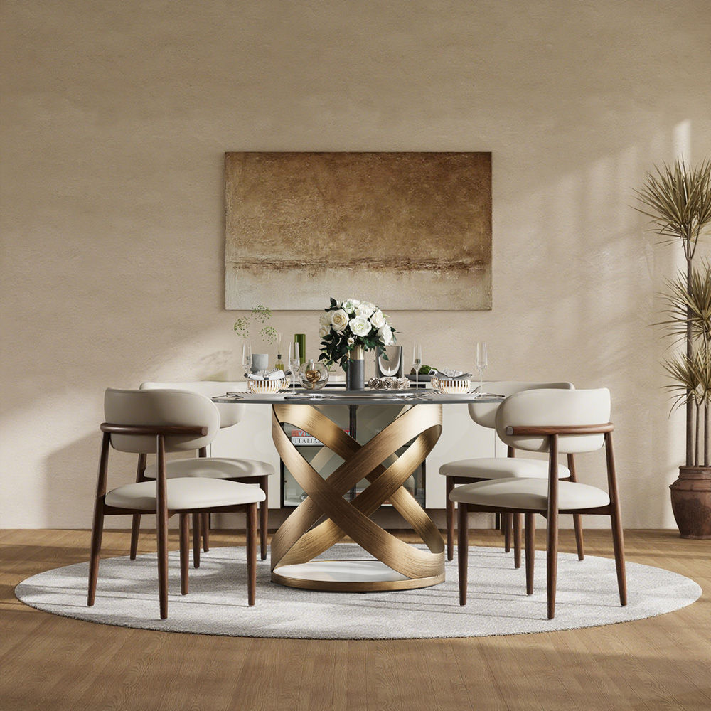 Maxwell Clear Tempered Glass Dining Tables