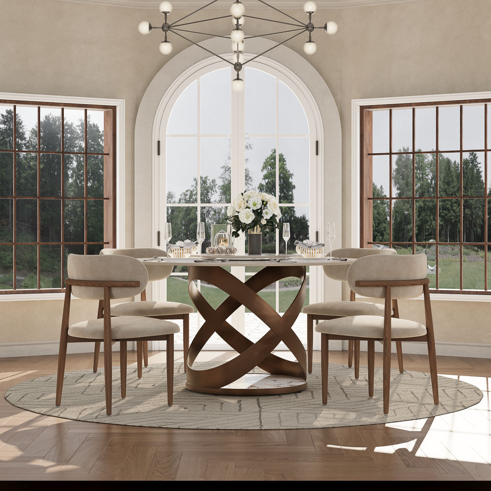 Pandora Pandora Glossy Sintered Stone Dining Tables