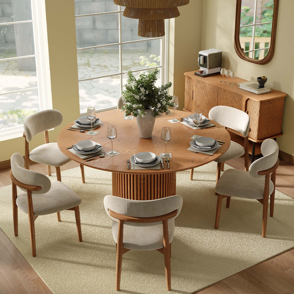 Silva Walnut Color Plywood Dining Tables