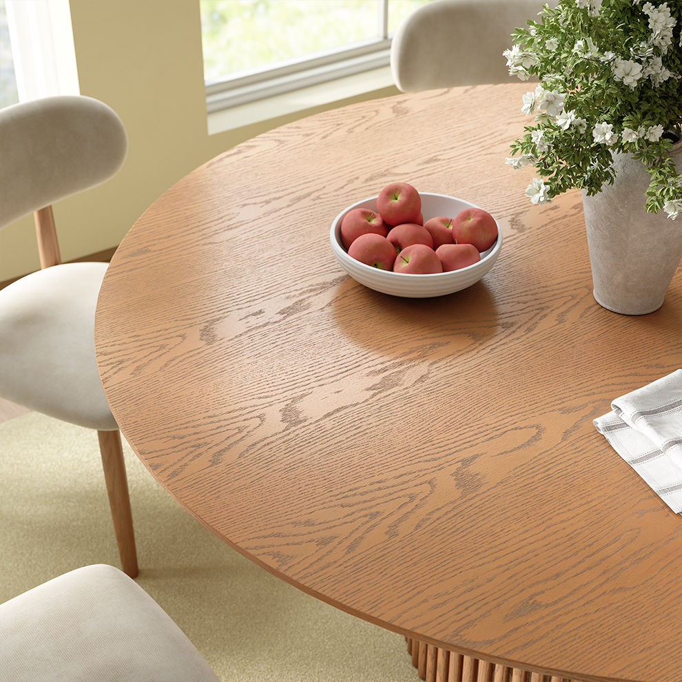 Walnut Color Walnut Color Plywood Dining Tables