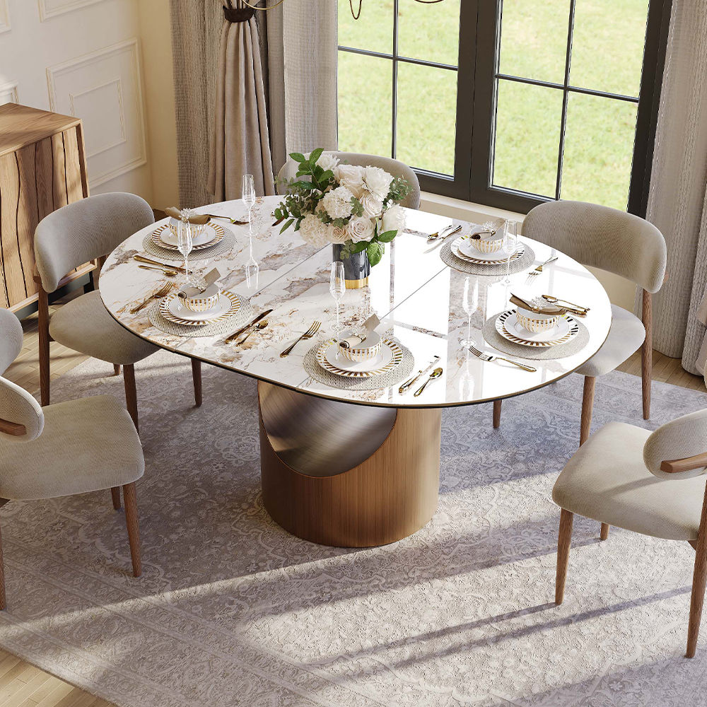 Pandora Pandora Glossy Sintered Stone Dining Tables