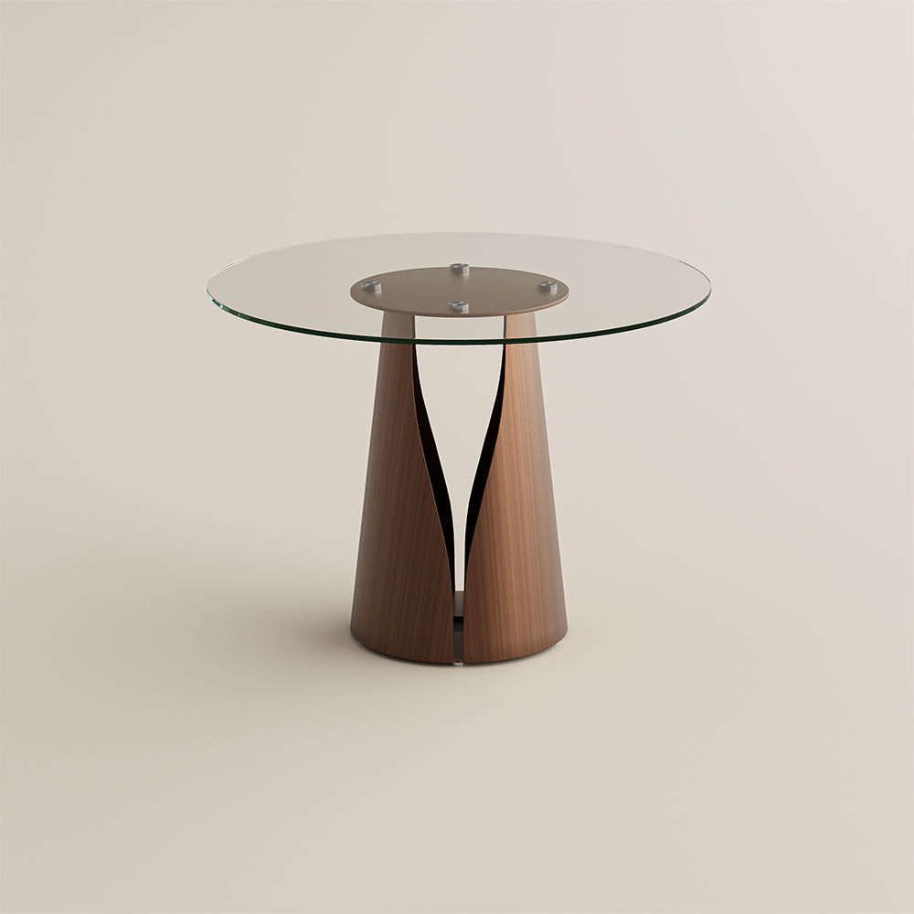 Seats 2 Clear Tempered Glass Dining Tables