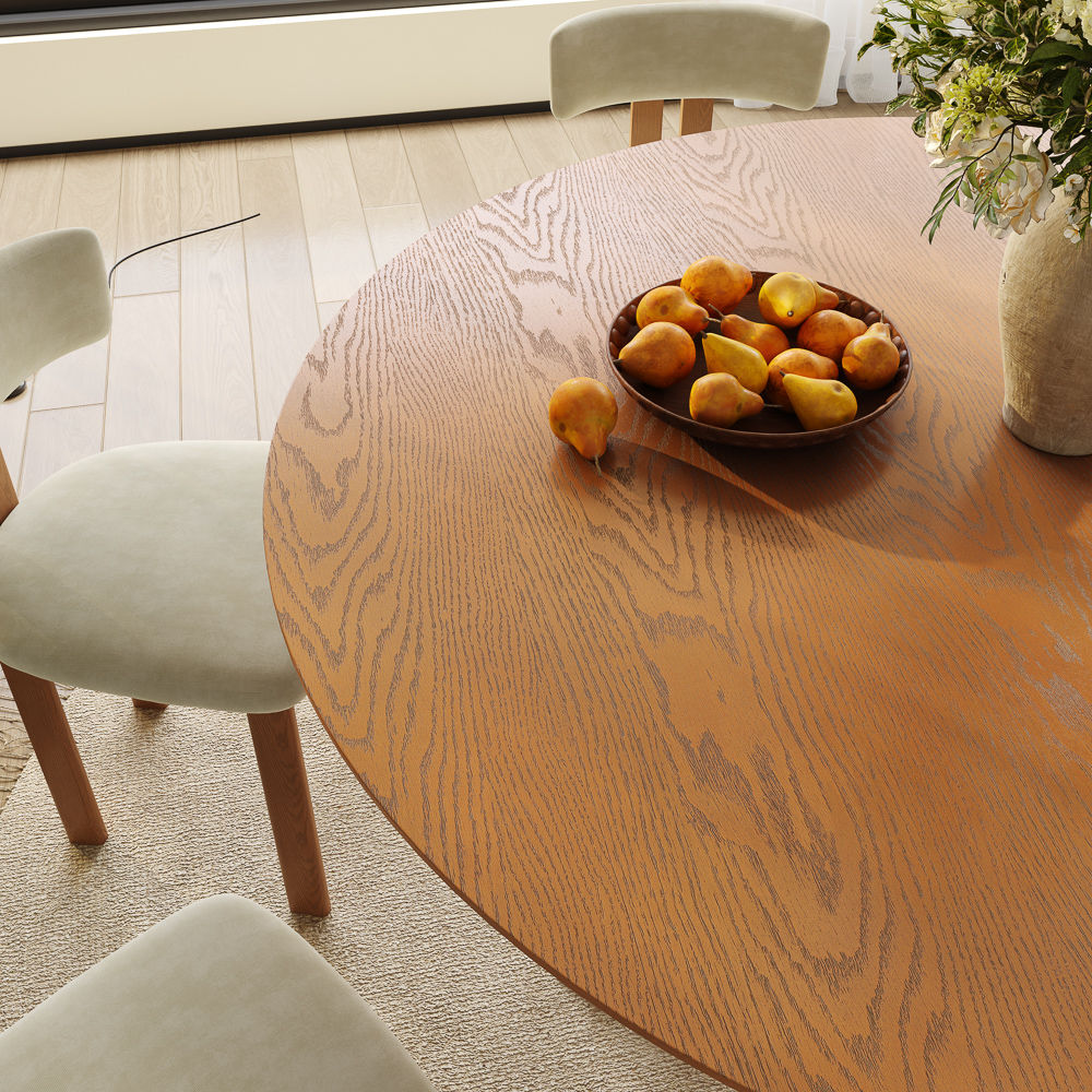 Breakfast Nooks Walnut Color Plywood with Walnut Veneer Dining Tables
