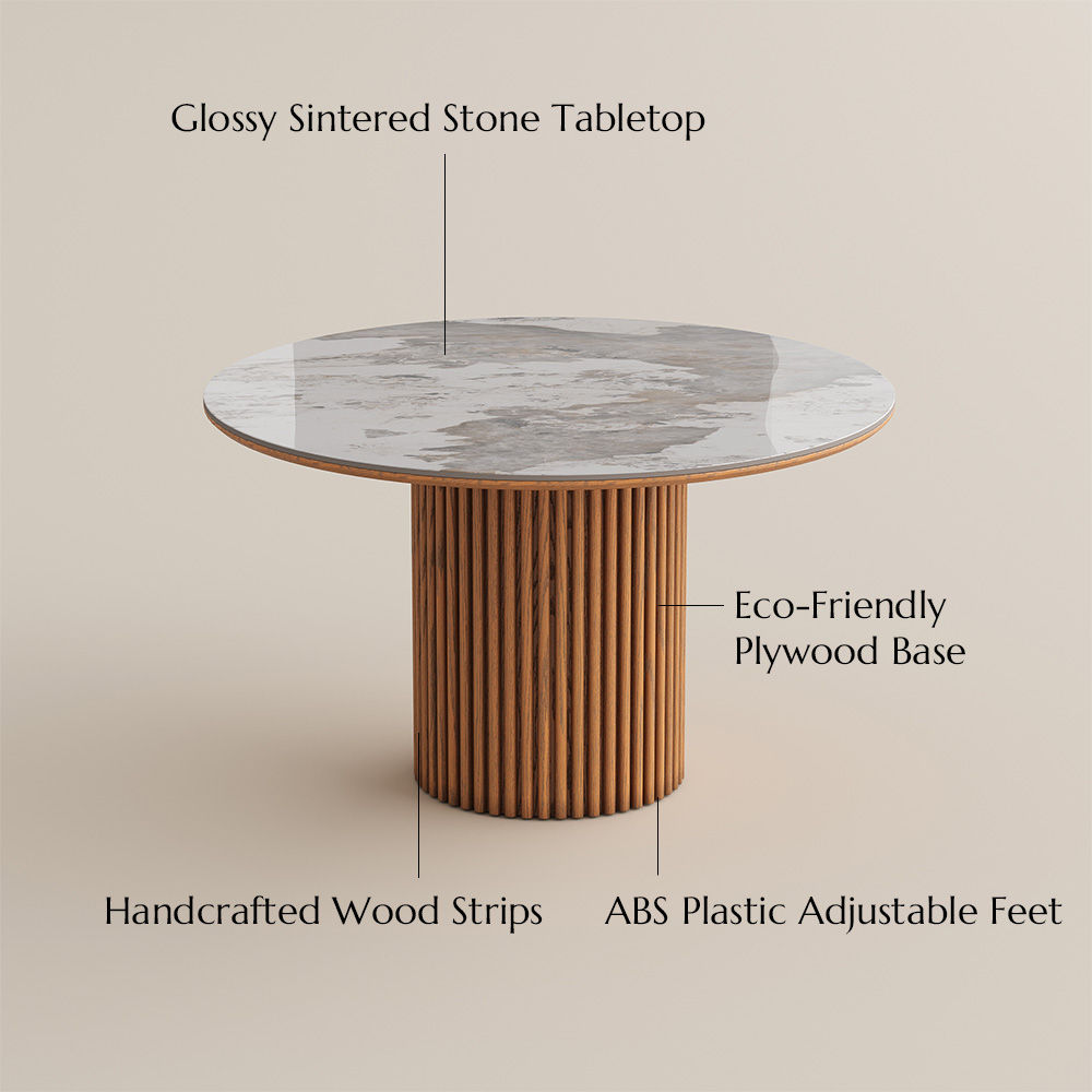 Easy Assembly Pandora Sintered Stone Dining Tables