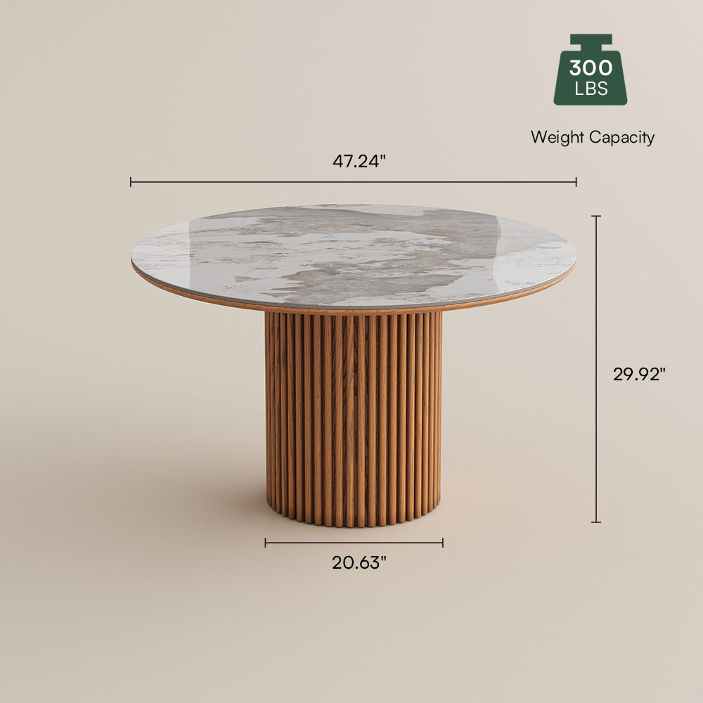 Glossy Sintered Stone Pandora Sintered Stone Dining Tables