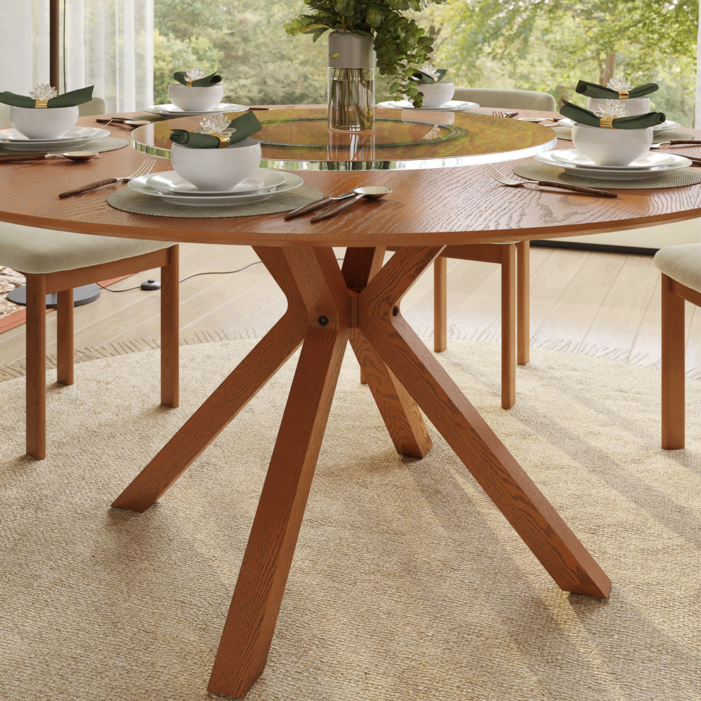 Breakfast Nooks Walnut Color Plywood with Walnut Veneer Dining Tables