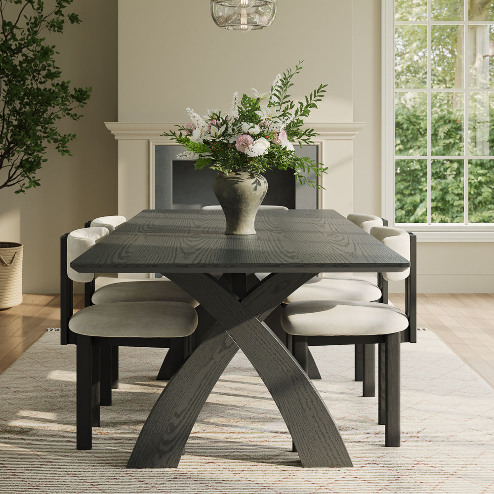 Partial Assembly Required Black Engineered Wood Dining Tables