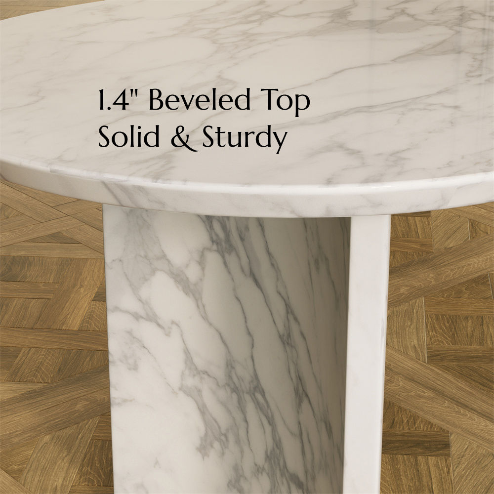 Modern Luxury White Marble Dining Tables