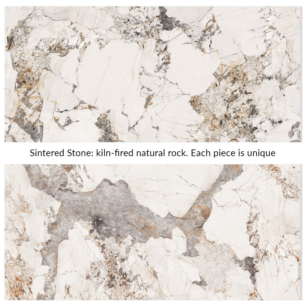 Small Space Pandora Glossy Sintered Stone Dining Tables