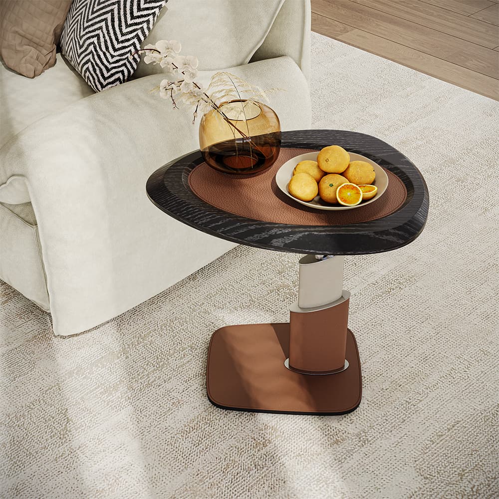 Mid Century Modern Brown & Gray End & Side Tables