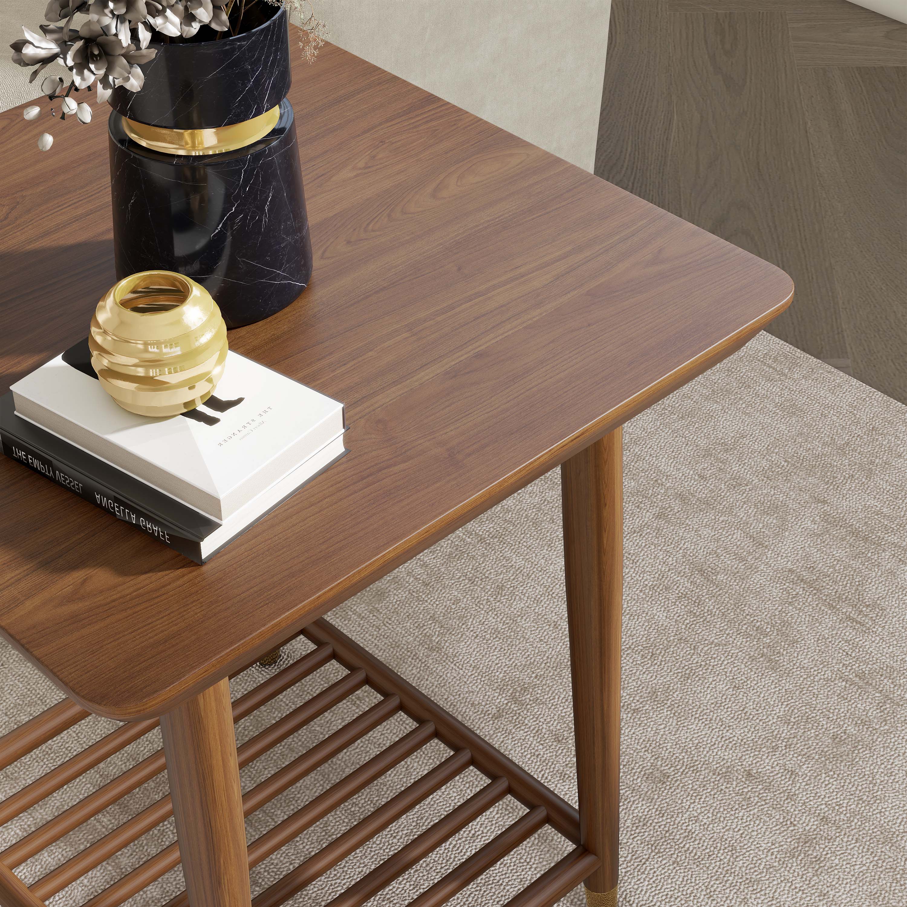 Walnut End & Side Tables